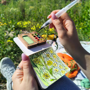 Veluzio-Aquarellset Kreativität für unterwegs