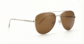 Occhiali da sole Veluzio Classic Gold Aviator - Lenti marroni sfumate - Veluzio New