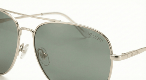 Occhiali da sole Veluzio Classic Gold Aviator - Lenti sfumate verdi - Veluzio New